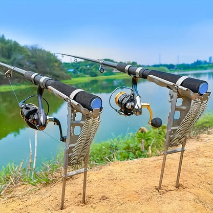 Spring Fishing Rod Holder