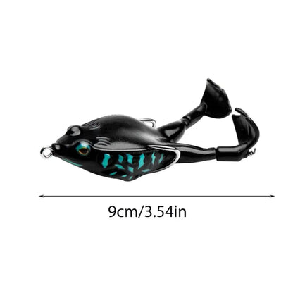 Frog Topwater Diving Lures - 13.5g Wobblers with Double Props