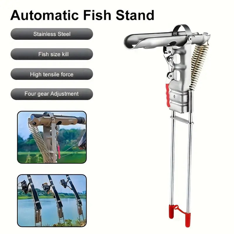 Spring Fishing Rod Holder
