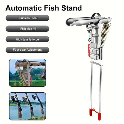 Spring Fishing Rod Holder