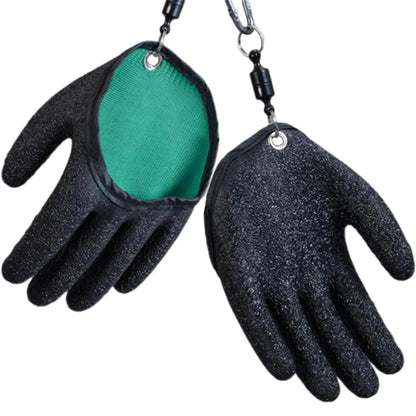 Anti-Slip Catch Fish Gloves with Magnet Release Puncture Proof Fishing Gloves VIP