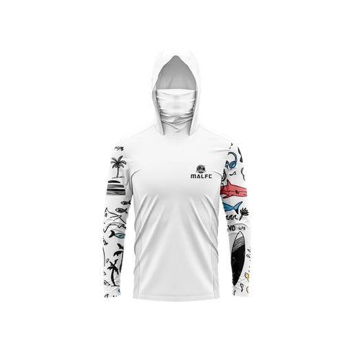 Men Hood Fishing Shirt long sleeve fishing t shirt uv protection Fishing Apparel