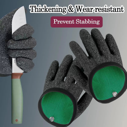 Anti-Slip Catch Fish Gloves with Magnet Release Puncture Proof Fishing Gloves VIP