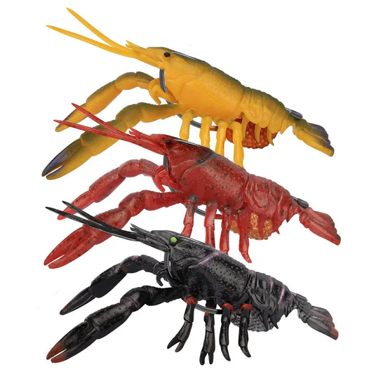 Weedless Lifelike Shrimp & Crayfish Baits, Largemouth Bass Jig Lures for Freshwater & Saltwater