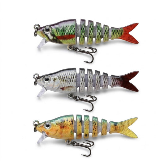 2 Inch Ultra-Realistic 6 Jointed Swimbait Lure