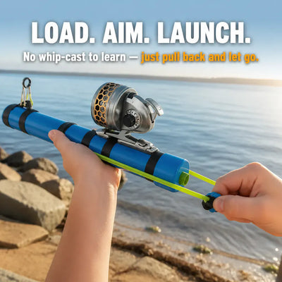 Catapult Fishing Rod with Easy Reel