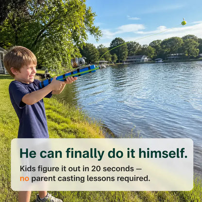 Catapult Fishing Rod with Easy Reel