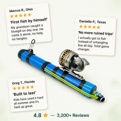 Catapult Fishing Rod with Easy Reel