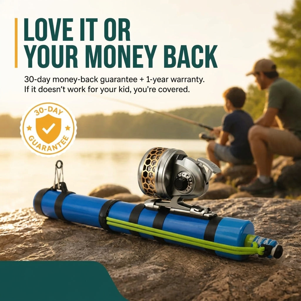 Catapult Fishing Rod with Easy Reel